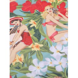 3PCS  Red  Lady Bikini Set