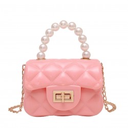  Pearl Argyle Chain Strap Mini Handbag
