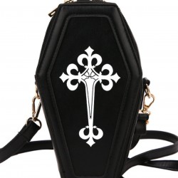 Halloween Latin Cross Coffin Bag