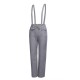 Gray Plaids Suspender Pants Gray Plaids Suspender Pants