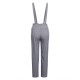 Gray Plaids Suspender Pants Gray Plaids Suspender Pants